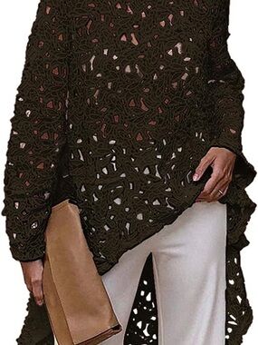 NWT Size XL Pretty Garden Women's Long Sleeve Round Neck Shirt